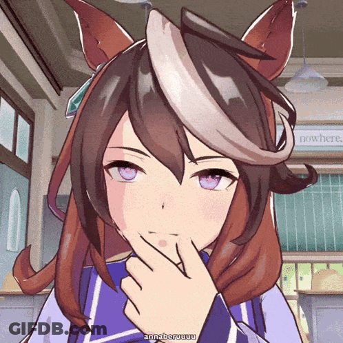 Cartoon Character With Purple Eyes Saying Nowhere GIF