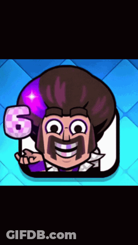 Cartoon Character With Purple Hair And Blue Helmet GIF