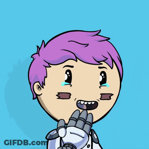 Cartoon Character With Purple Hair Says Amazing GIF