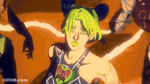 Cartoon Character With Purple Heart On Chest GIF