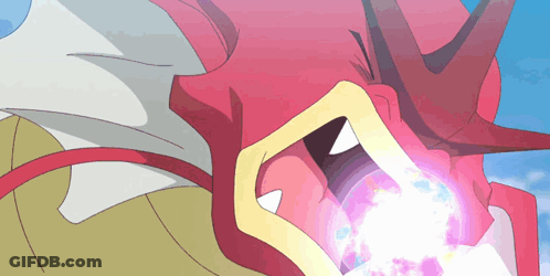 Cartoon Character With Purple Light From Mouth GIF