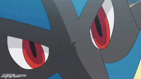 Cartoon Character With Purple Lightning Bolt From Mouth GIF