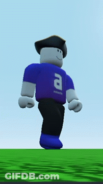 Cartoon Character With Purple Shirt Saying R GIF