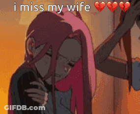 Cartoon Character With Red Eyes Crying Why Are You Ignoring Me GIF