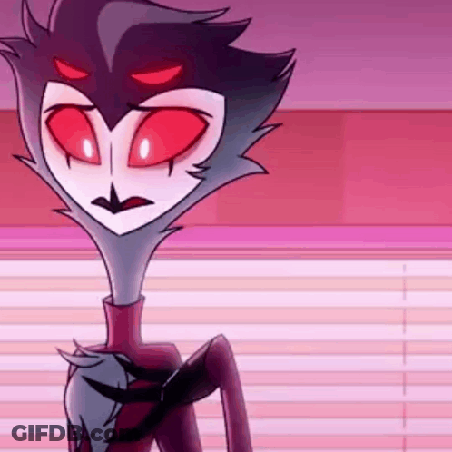 Cartoon Character With Red Eyes GIF