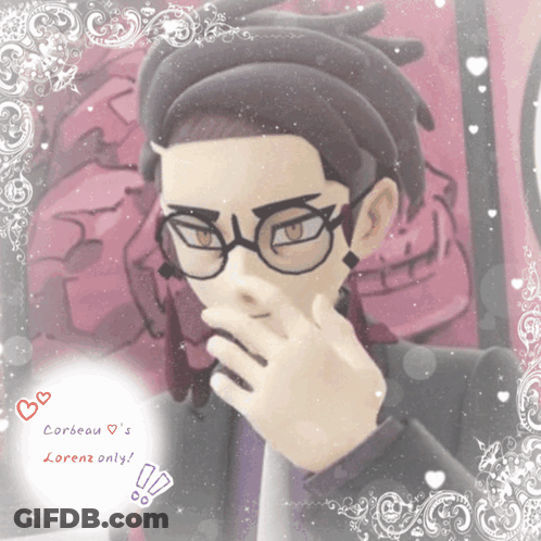 Cartoon Character With Red Eyes In Hooded Cloak GIF
