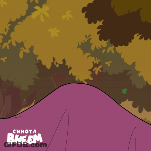 Cartoon Character With Red Eyes Named Chhota Bheem GIF