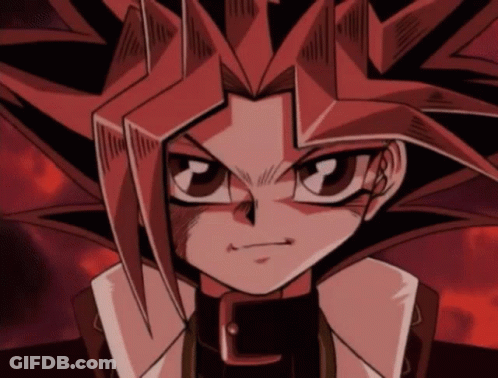 Cartoon Character With Red Hair And Belt GIF