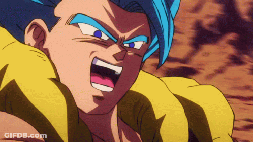 Cartoon Character With Red Hair And Blue Pants GIF