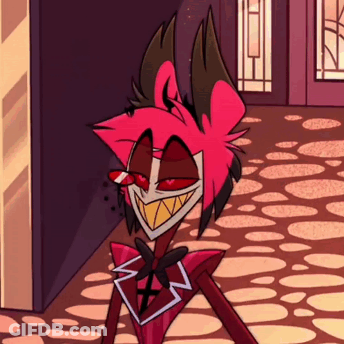 Cartoon Character With Red Hair And Bow Tie GIF