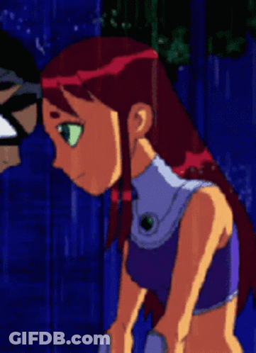 Cartoon Character With Red Hair And Green Eyes GIF
