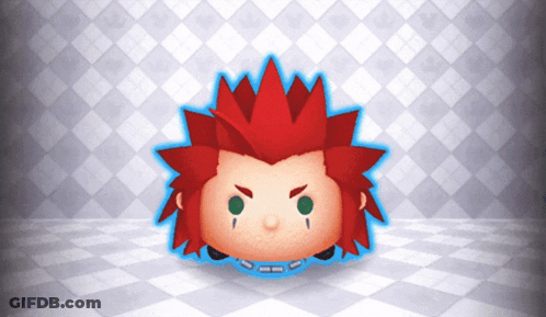 Cartoon Character With Red Hair And Green Eyes Crying GIF