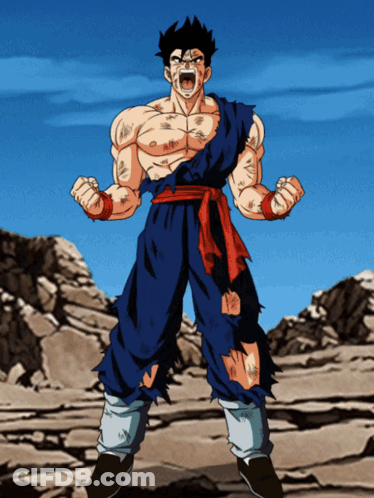 Cartoon Character With Red Hair Standing In Front Of Rocky Cliff GIF