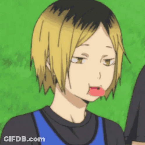 Cartoon Character With Red Lip GIF