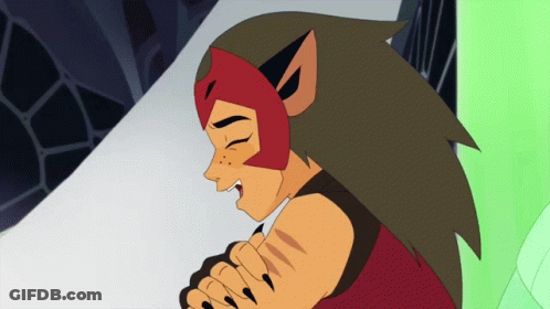 Cartoon Character With Red Mask GIF