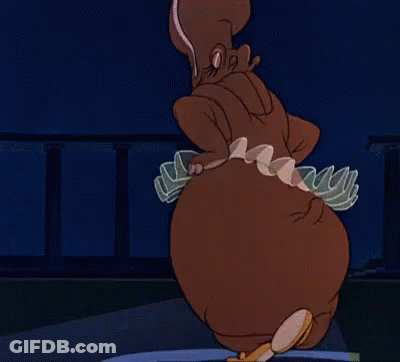 Cartoon Character With Sash Saying A GIF
