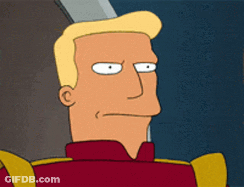Cartoon Character With Serious Face GIF