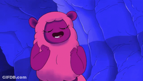 Cartoon Character With Sheep's Head And Arms GIF
