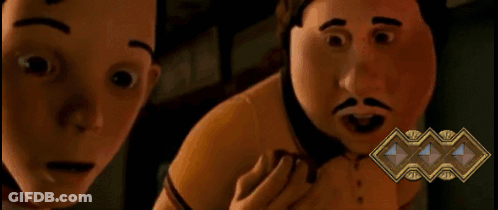 Cartoon Character With Shield And Sword On TikTok GIF
