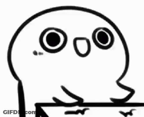 Cartoon Character With Shocked Look GIF