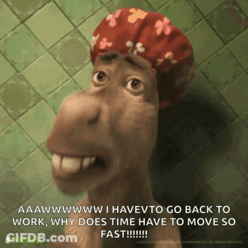 Cartoon Character With Shower Cap GIF