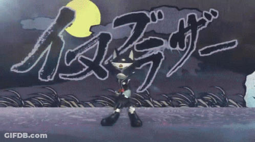 Cartoon Character With Sign Saying A GIF