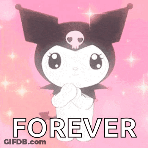 Cartoon Character With Skull And Forever GIF