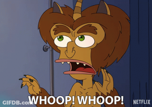 Cartoon Character With Spiral Eyes Held By Hand GIF