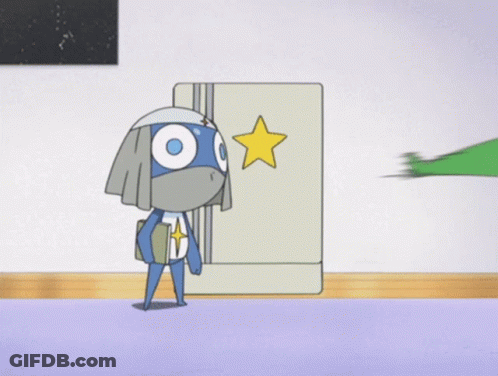 Cartoon Character With Star On Chest GIF