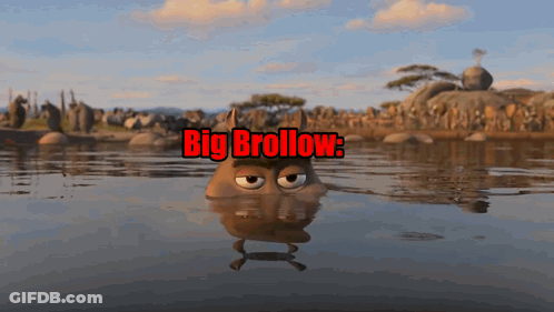 Cartoon Character With Stockholms Linn Badge GIF