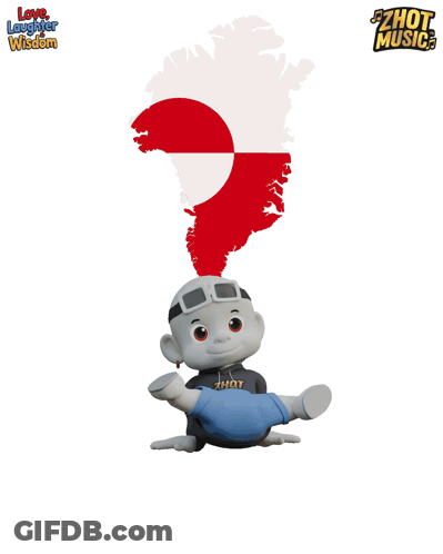 Cartoon Character With Sunglasses And Zhot Shirt GIF