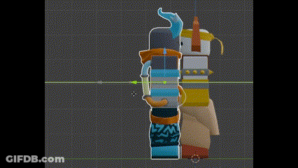 Cartoon Character With Sword GIF