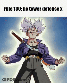 Cartoon Character With Sword Rule 130 No Tower Defense X GIF