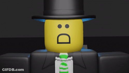 Cartoon Character With Top Hat And Letter D On Face GIF