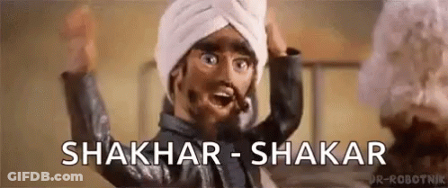 Cartoon Character With Turban Funny Face Shakhar Shakar GIF