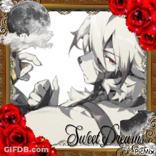 Cartoon Character With White Hair And Black Mask GIF