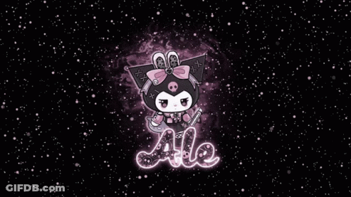 Cartoon Character With Word Alle GIF