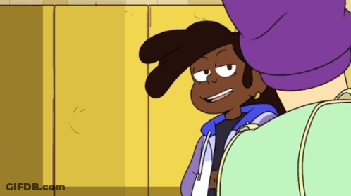 Cartoon Character With Word Nerosault On Head GIF