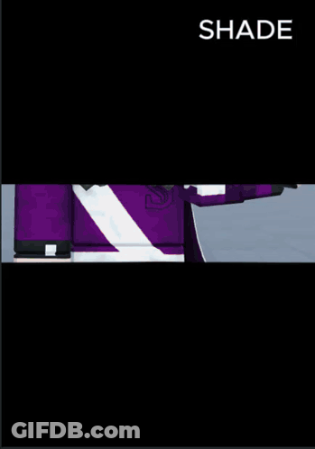 Cartoon Character With Word Shade Above Him GIF