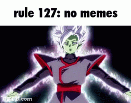 Cartoon Character With Words Rule 127 No Memes GIF