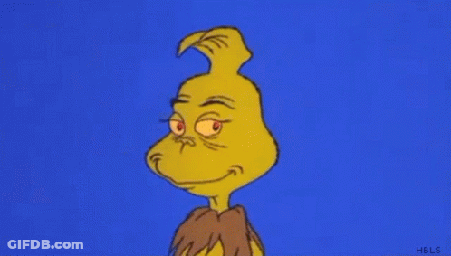 Cartoon Character With Yellow Face And Red Eyes GIF