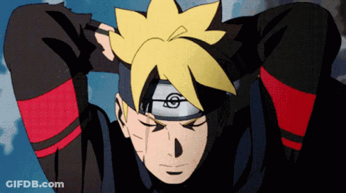 Cartoon Character With Yellow Hair And Headband Symbol GIF
