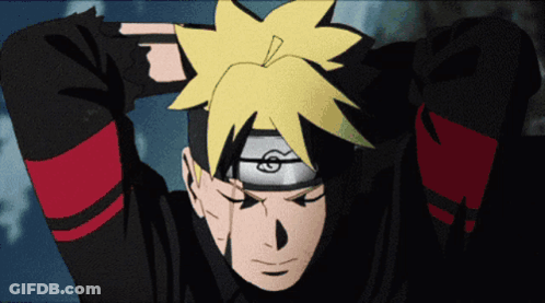 Cartoon Character With Yellow Hair And S Headband GIF