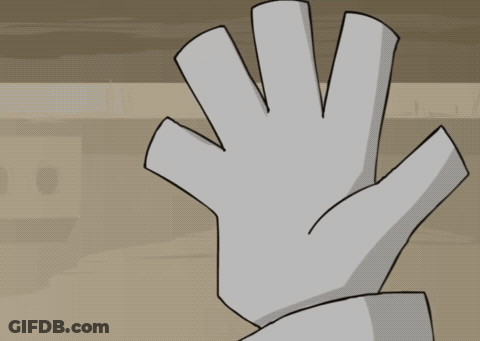 Cartoon Character With Yellow Hat GIF