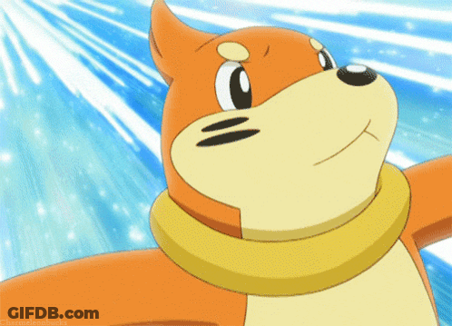 Cartoon Character With Yellow Scarf Smiling GIF