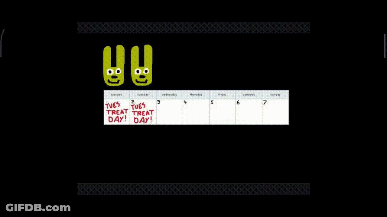 Cartoon Character With Yo-Yos Saying Everywhere Tuesdays GIF