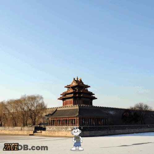 Cartoon Character With Zhou GIF