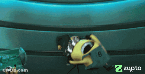 Cartoon Character With Zypto GIF
