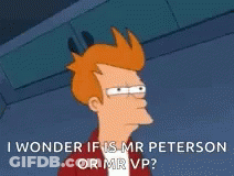 Cartoon Character Wondering If Mr Peterson Or MrVP GIF