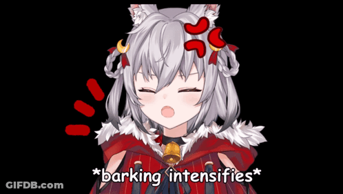 Cartoon Character Woof Woof Woof Bark Bark Bark GIF